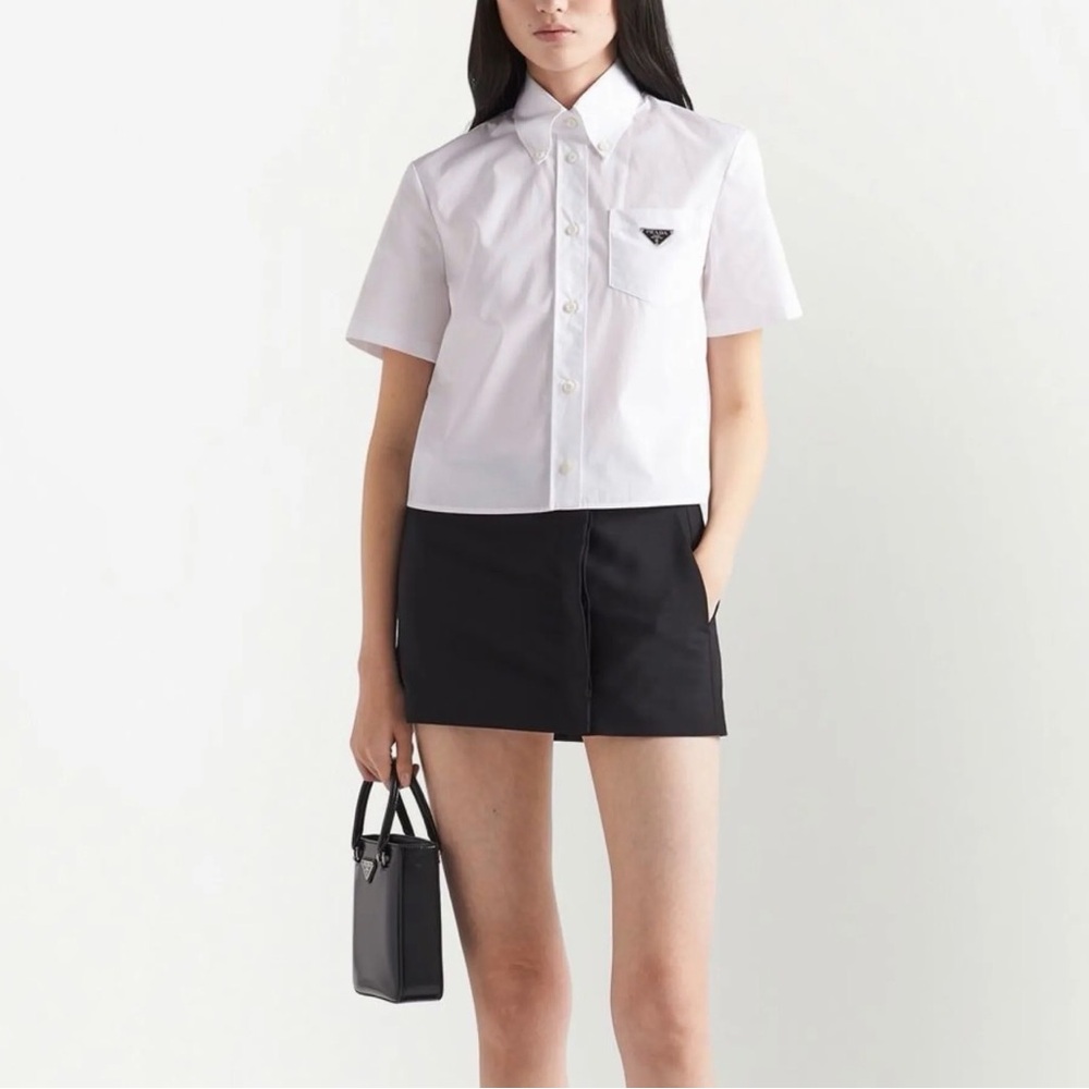 Prada Poplin Top 100% Authentic